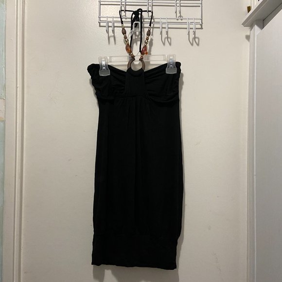 Limite Black Halter Dress - Picture 2 of 3